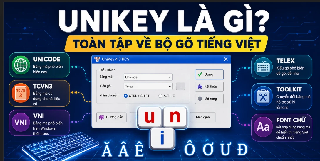 Unikey là gì? Toàn tập về bộ gõ tiếng Việt phổ biến nhất hiện nay 2 unikey la gi